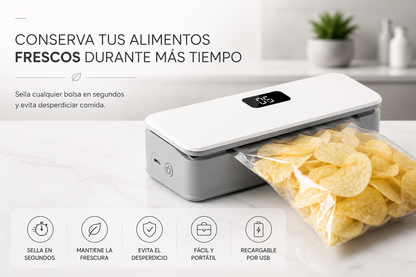 Sellador de Bolsas Recargable